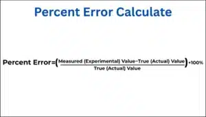 Percent error Calculator