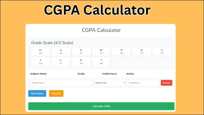 CGPA Calculator