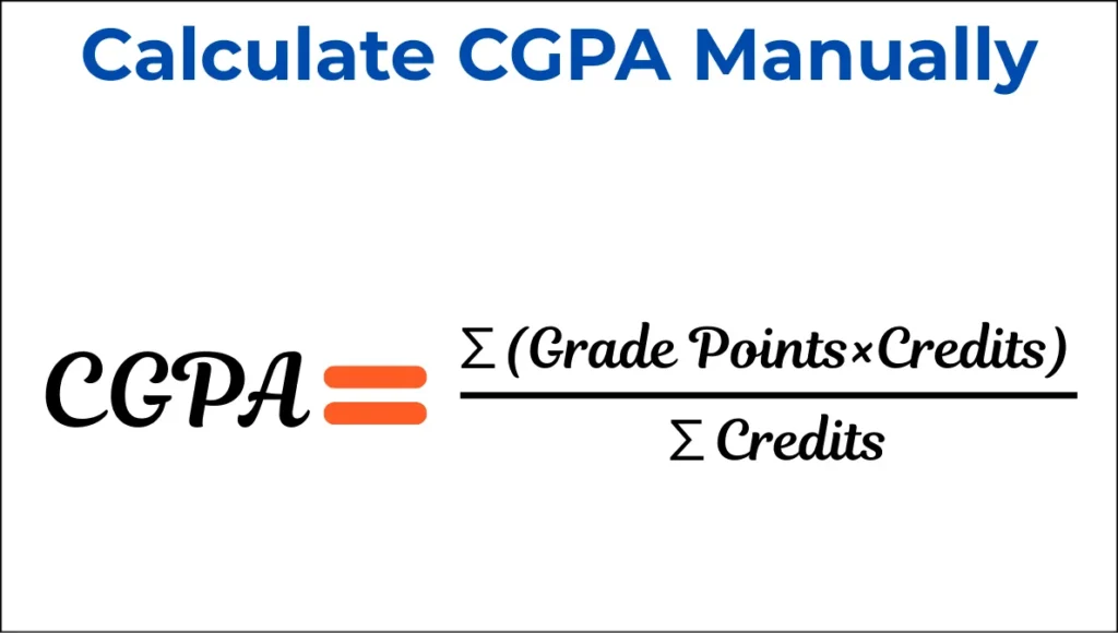Calculate CGPA from SGPA