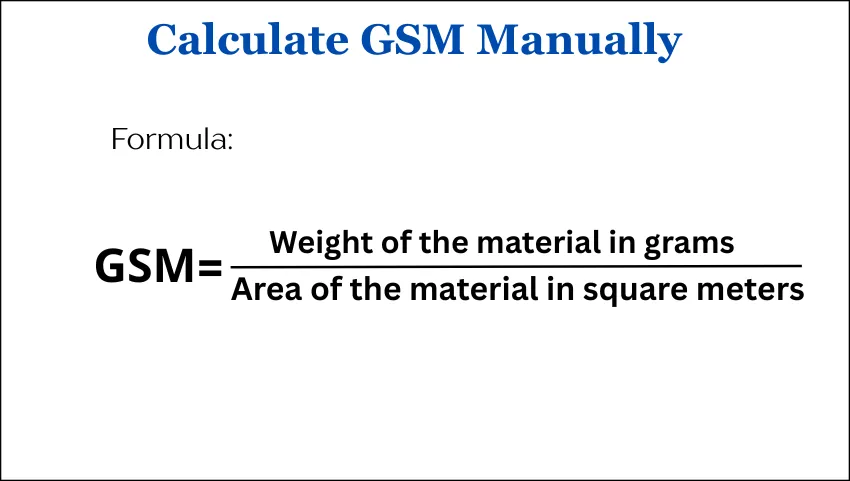 Calculate GSM Manually