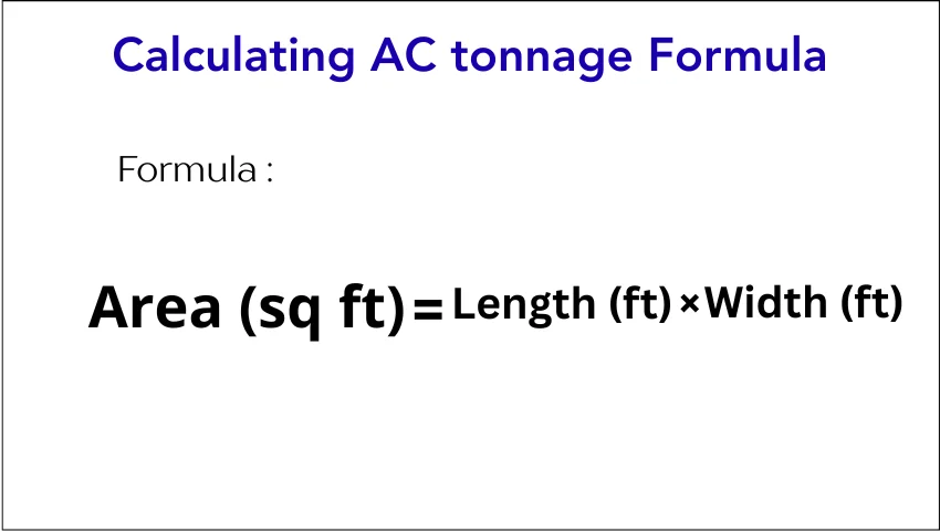 Calculating AC tonnage Formula
