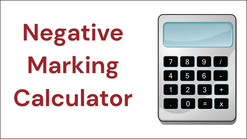 Negative Marking Calculator