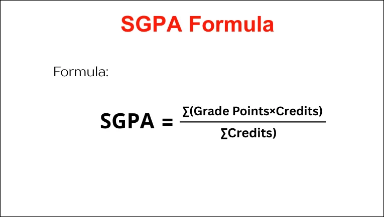 SGPA Formula
